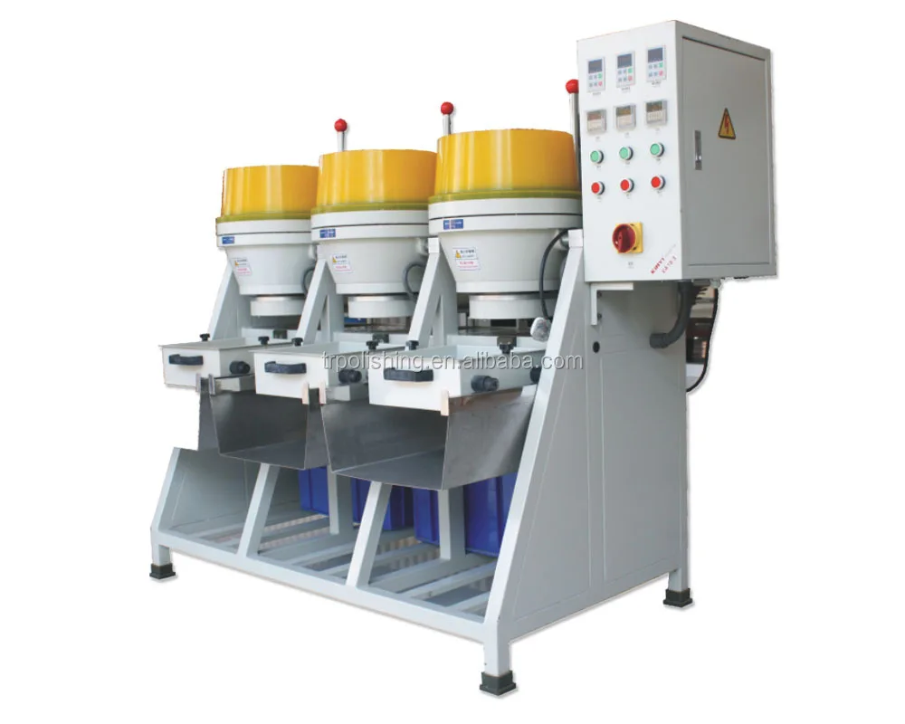 High-Speed Centrifugal Disc Finishing Machine for Metal Polishing