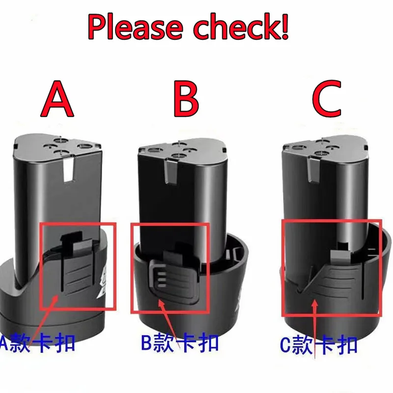 12V, 6800 MAH, batería de iones de litio recargable de gran capacidad Herramientas eléctricas pequeñas generales, taladros y destornilladores