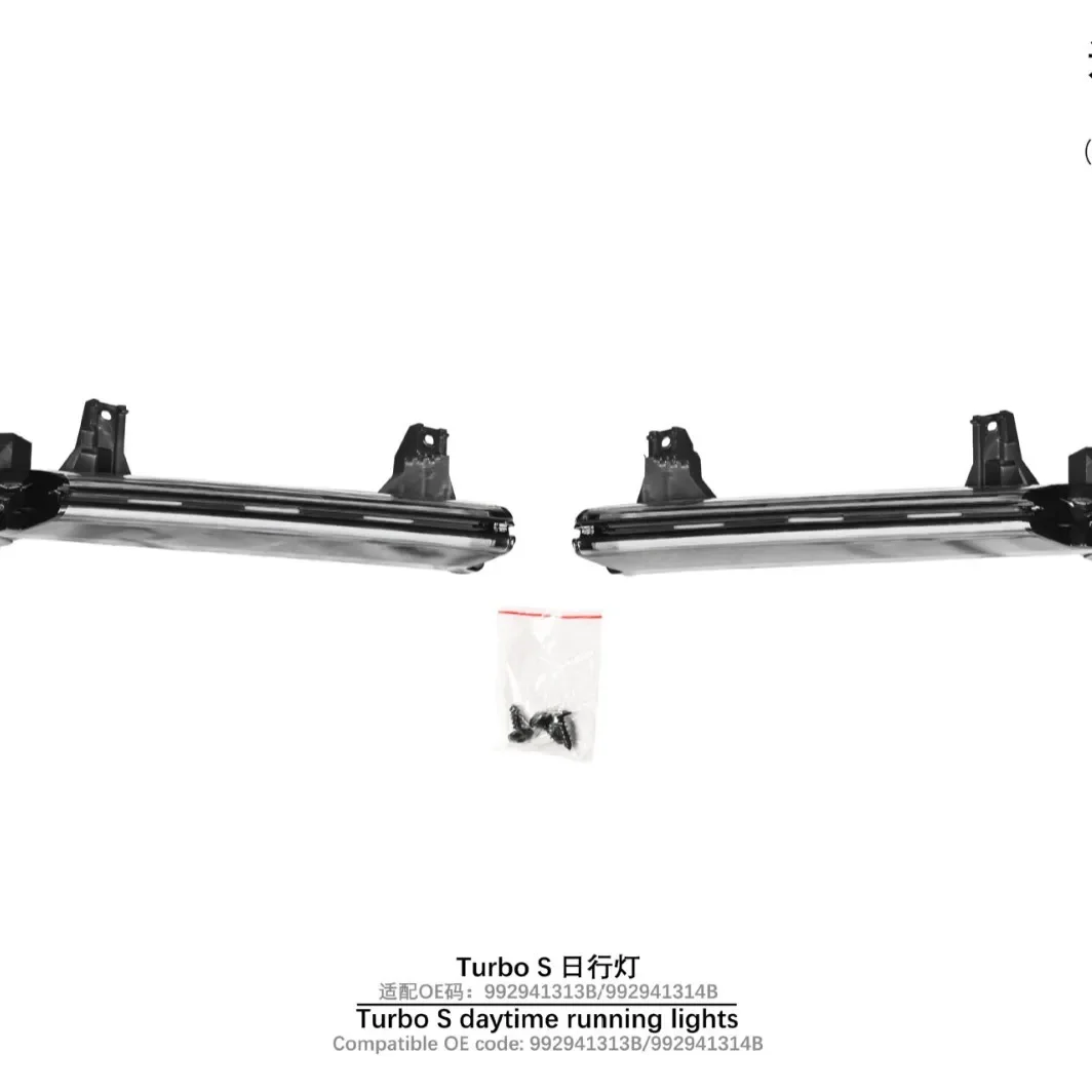 Fog Lamps Front Bumper DRL Perfect Fit Body Parts for Porsche 911 Carrera 992 2019-2025 Turbo S Assembly 992941313B 992941314B
