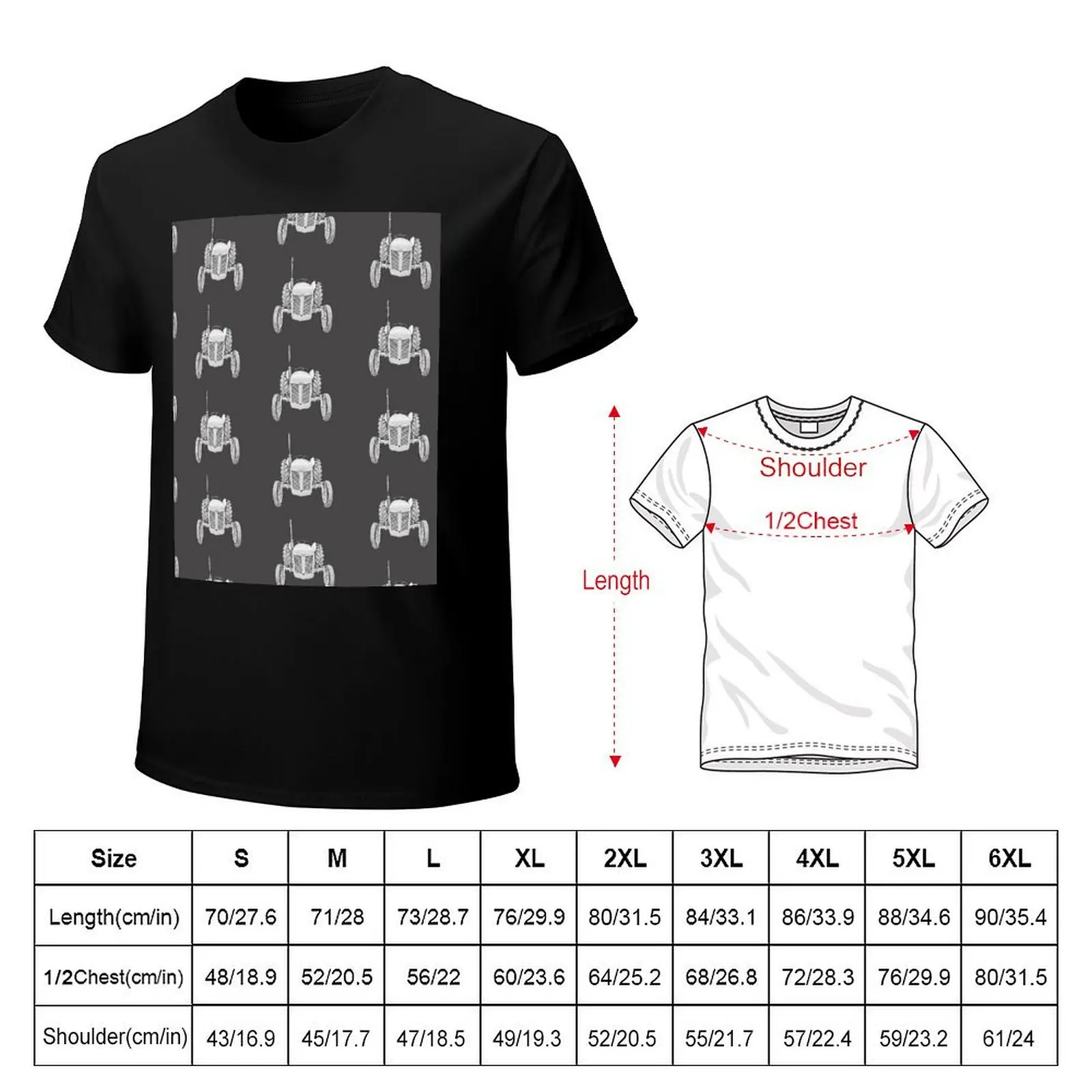 Ferguson Little Grey Fergie classic 1950s tractor T-Shirt Casual Streetwear Short Sleeve Tee