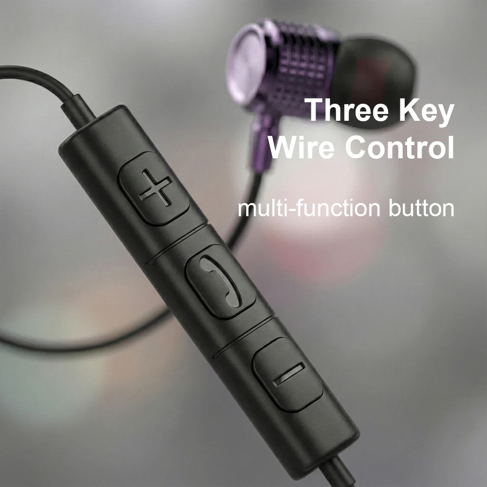 Słuchawki USB Typ C HiFi z mocnym basem, metalowe słuchawki douszne z redukcją szumów, przewodowe słuchawki 3.5MM do Samsung S25 24 Z Fold7 Flip — zdjęcie produktu 5