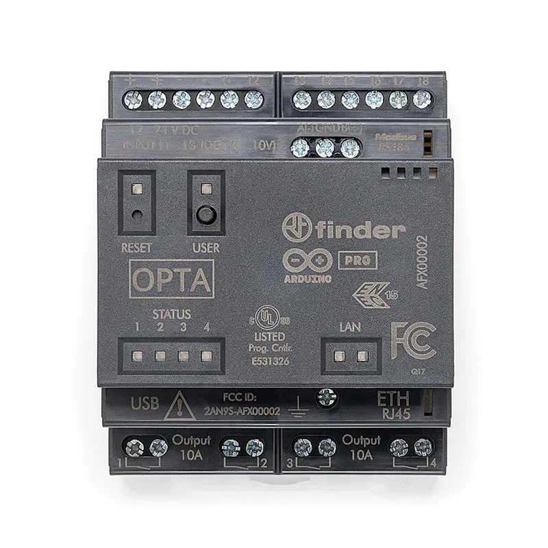 Arduino Opta WiFi AFX00002 microPLC IDE programmazione Arduino PRO italia importato nuovo originale autentico