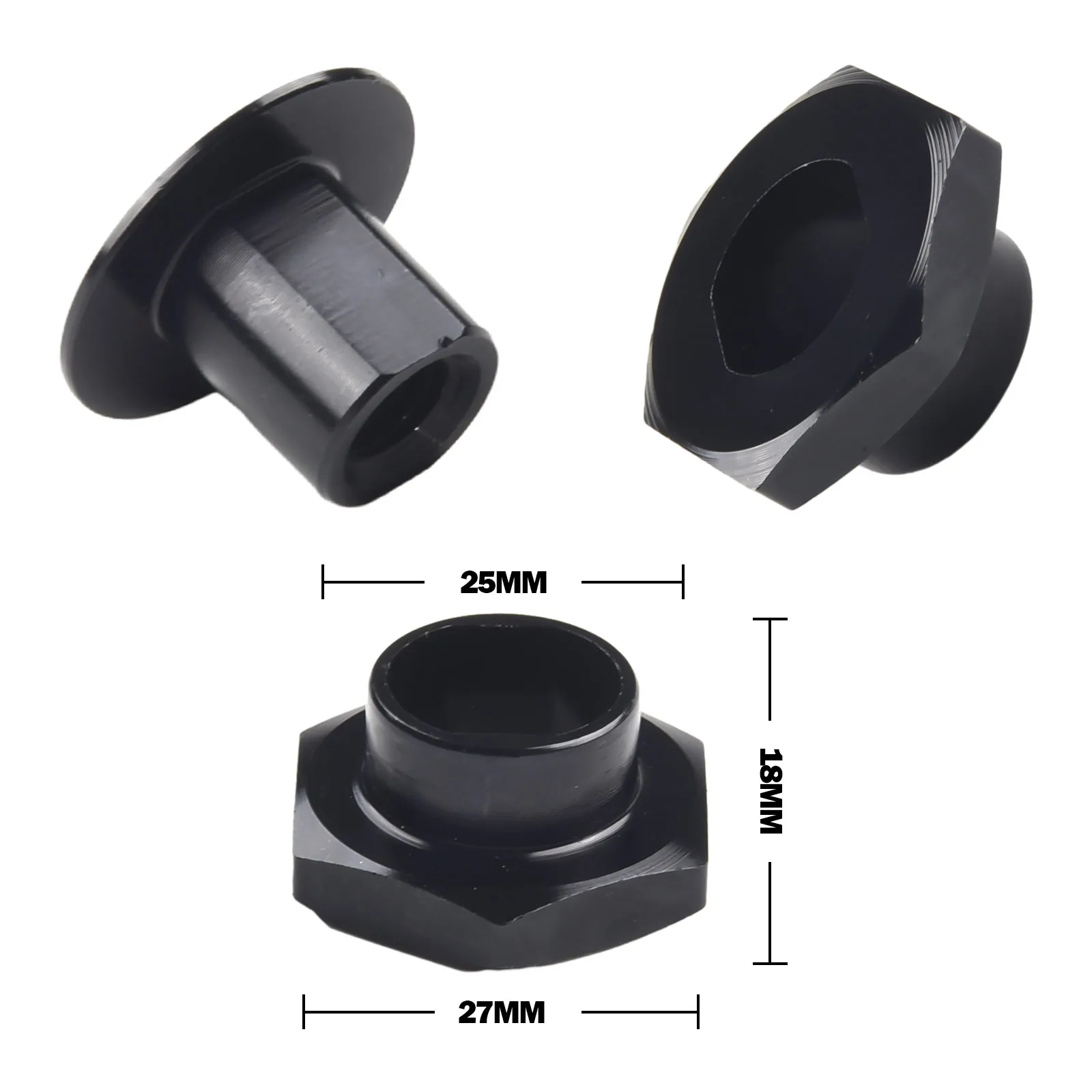 Rust Resistant Black Rear Glass Strut Hardware Kit For Honda Civic 3Dr Hatchback EG6 Premium Aluminum Material