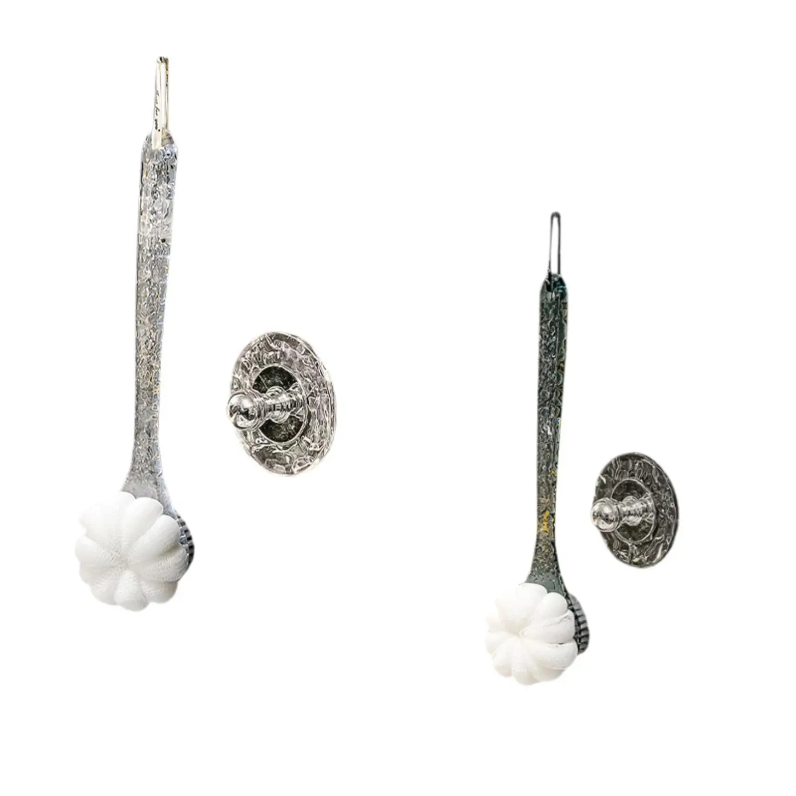 Cepillo con forma de flor, fácil de usar, elimina la piel muerta, práctico cepillo de masaje ligero seco y húmedo, cerdas de masaje, cepillo corporal para baño