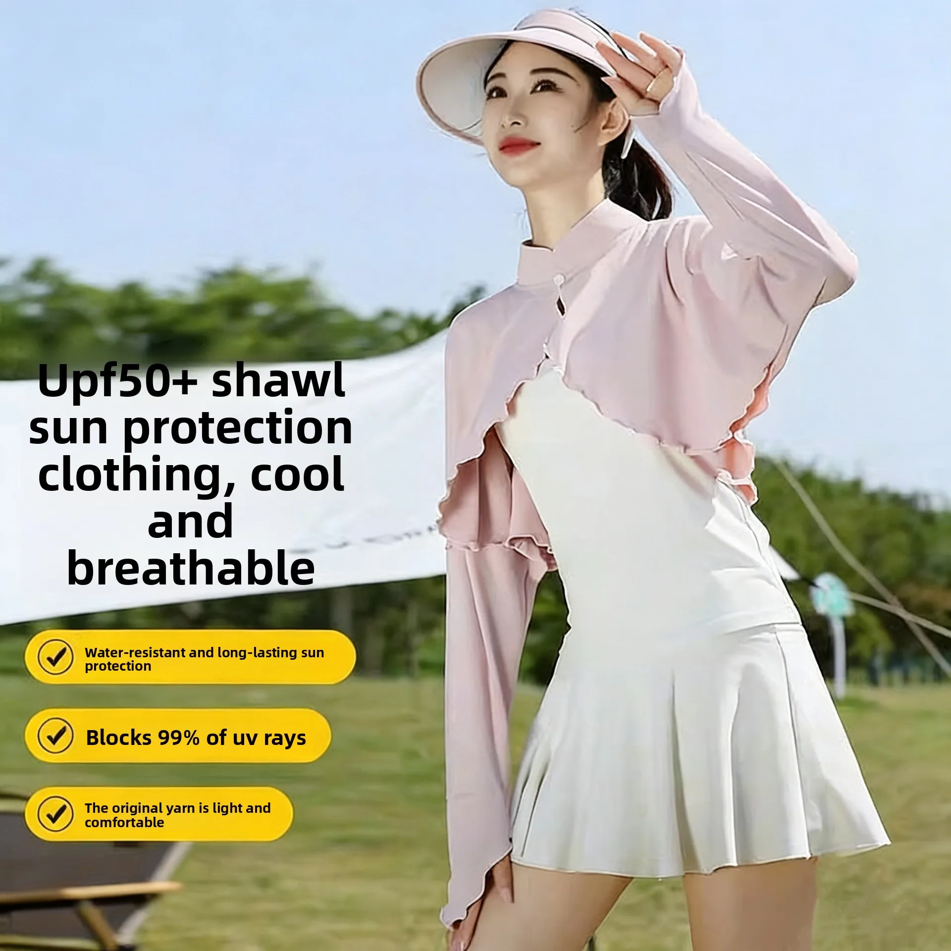 

Кружевная солнцезащитная накидка для женщин, тонкая, с защитой от ультрафиолета, для велоспорта и активного отдыха, с длинными рукавами, короткий кардиган.