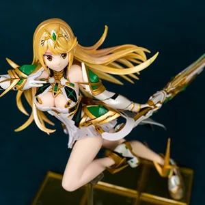 22 cm Xenoblade Chronicles 2 Pyra dan Mythra Permainan Gadis Sosok Model Patung Anak Laki-laki Koleksi Desktop Dekorasi Ornamen Mainan Hadiah 10 angka xenoblade penjualan terbaik - №