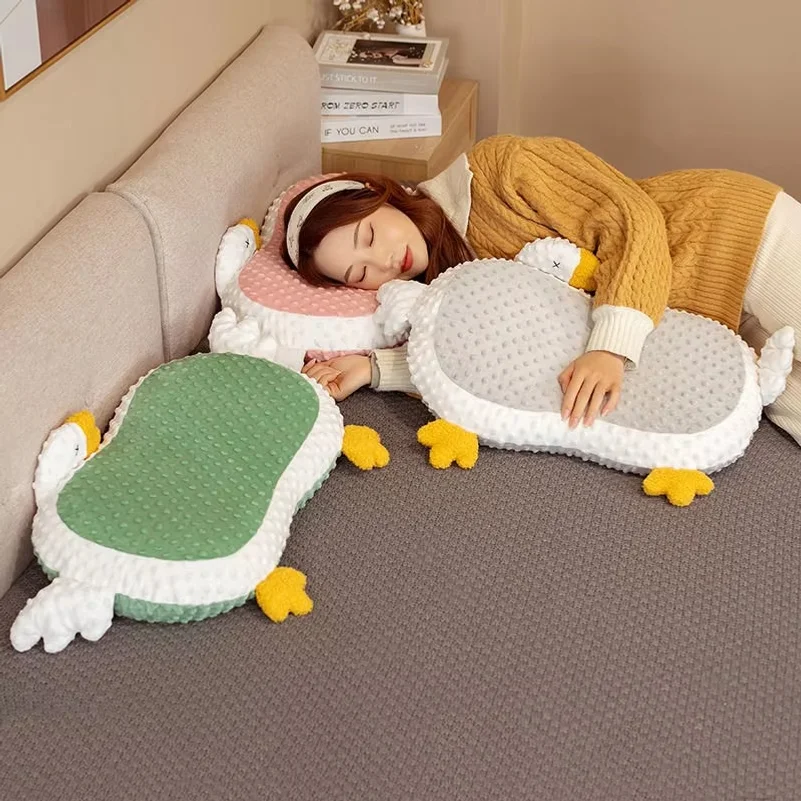 Big Goose Latex Pillow for Student Dormitory Household Memory Cotton Pillow to Protect Cervical Neck and Help Sleep