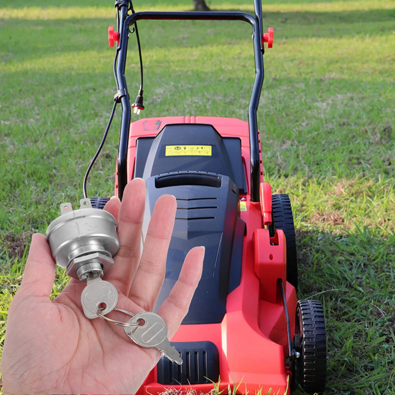 

Ignition Switch 925-0267 for Lawn Mower Models 725-0267 178280 365402 Key Included Easy Installation Three Position Control Lawn