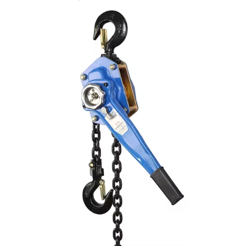 0.75T 1.5T 3T 6T  Manual Lever Chain Hoist Lift Block for Build Construct Lifting