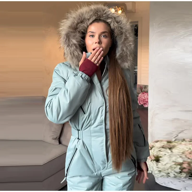 Warm Hooded Puffer Winter Jumpsuit. Sfdf57bbf9e054487822633b26095d86cG
