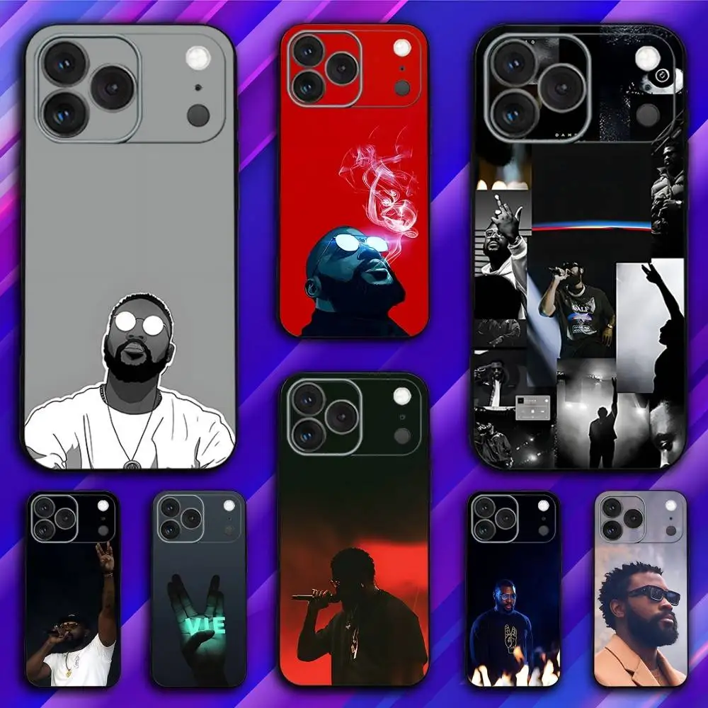 

D-Damso Singer BEYAH Phone Case For iPhone 17,16,15,14,13,12,11,Pro,Max,Plus,X,XS,SE4,E,Mini,Soft Black Case