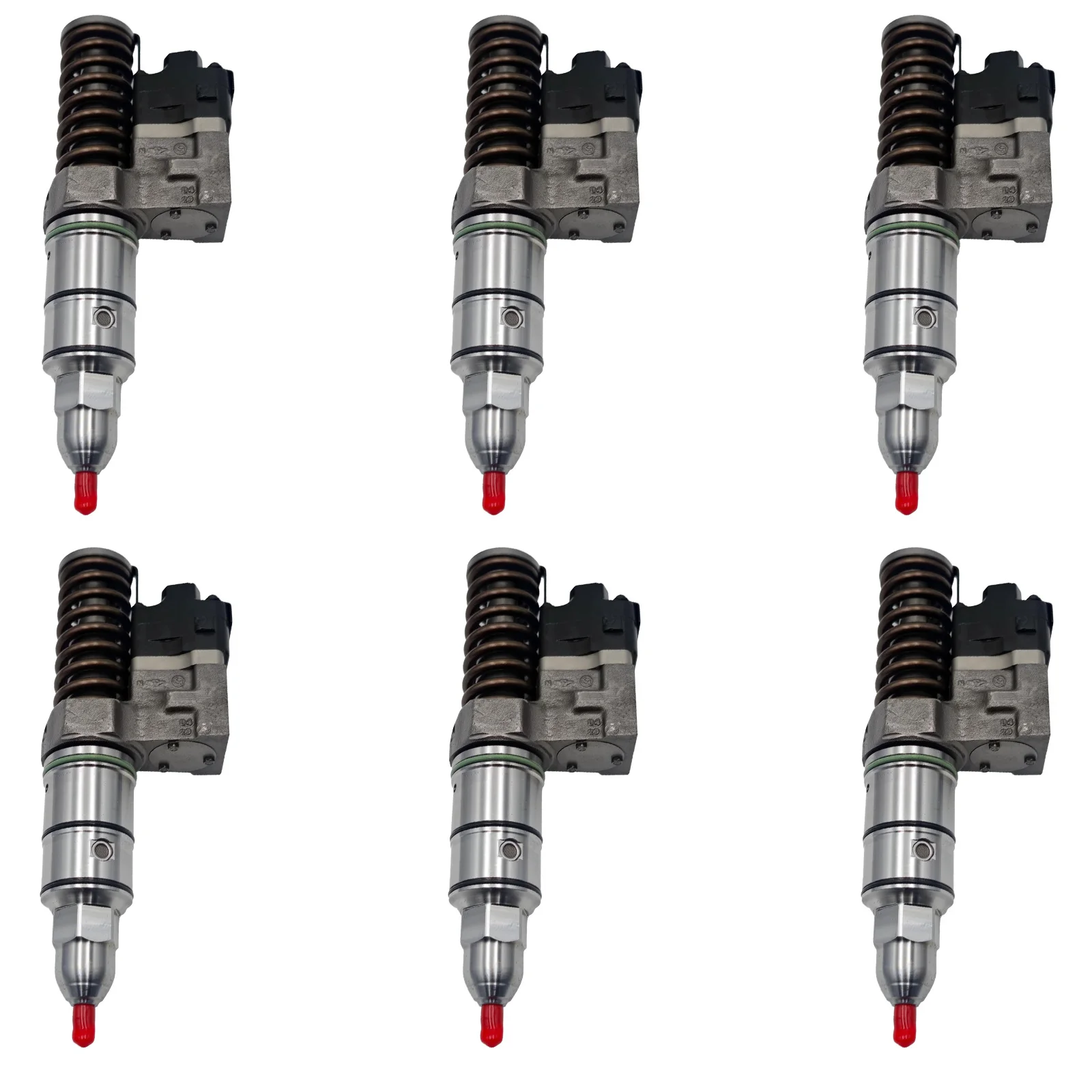 

6-Pieces Fuel Injectors R5235575 R5237650 R5235915 Compatible with Detroit Series 60 12.7L Engine S60 5235575 5237650