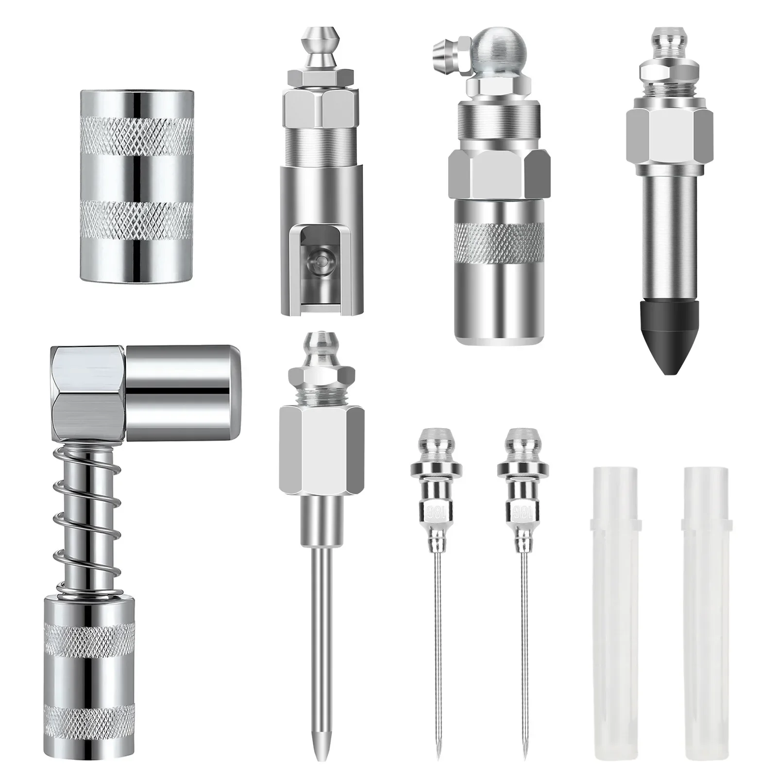 

Набор из 8 насадок-инжекторов для смазочного пистолета, 90-градусный адаптер-переходник