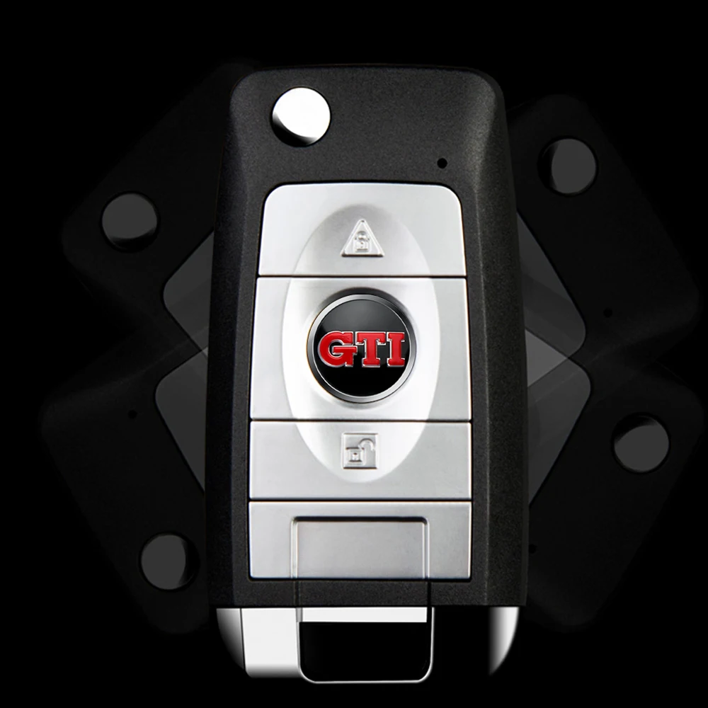 10Pcs/set 3D Car Styling Remote Control Key Logo Small Sticker for VW GTI Jetta Golf Beetle CC EOS R32 MK4 golf 4 motion MTM