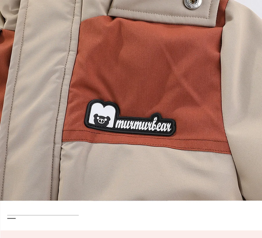 30 Grad Winter Baby Kleidung Overalls Outwear Anzüge Für Kleinkinder Baby Ski Anzug Dicken Baby Overall Wasserdicht Mit Kapuze Für mädchen – Detail 13
