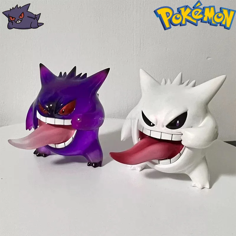 

9cm Anime Pokemon Gengar Sticking Tongue Out Action Figure Game Statue Collectible Kawaii PVC Model Kids Toy Doll Gifts