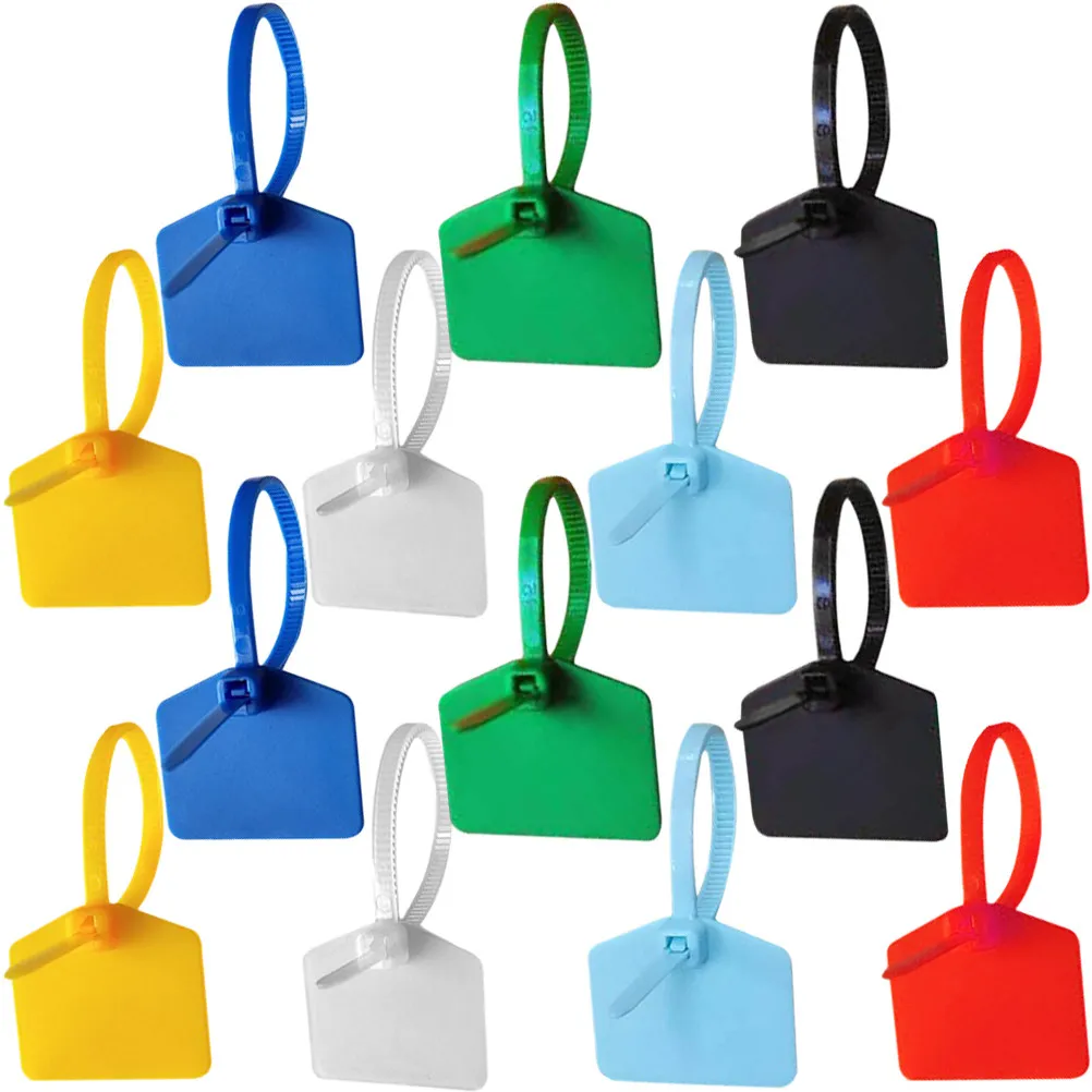120Pcs Nylon Cable Ties Label Cable Tags Marker Zip Ties Small Self Locking Wire Label Organizer Fastening Straps