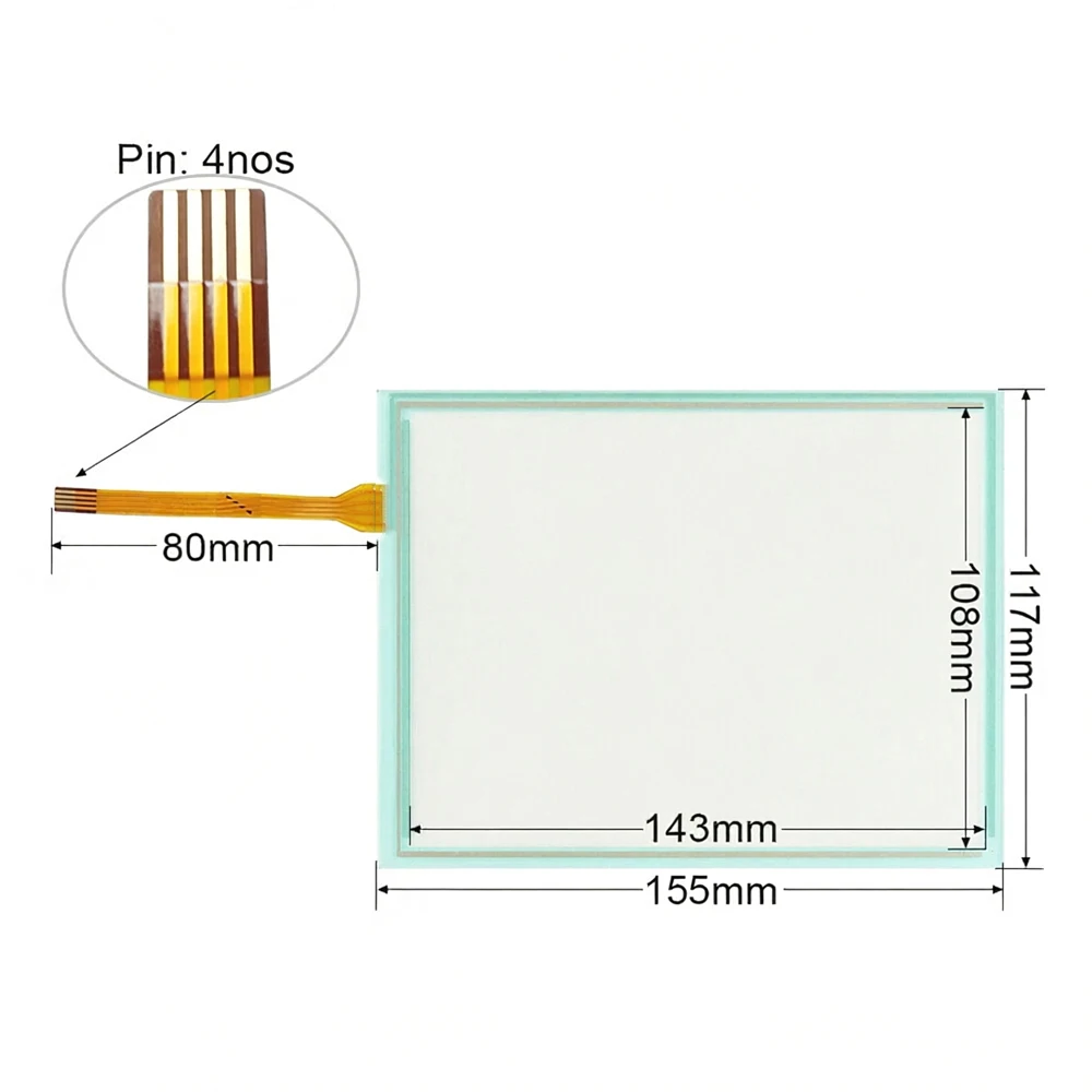 For NX100 JZRCR-NPP01B-7 Touch Screen