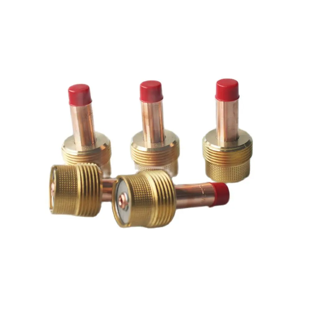 5PCS TIG Collet Body Jumbo Large Diameter Gas Lens Fit TIG Welding Torch WP 17 18 26 Series
