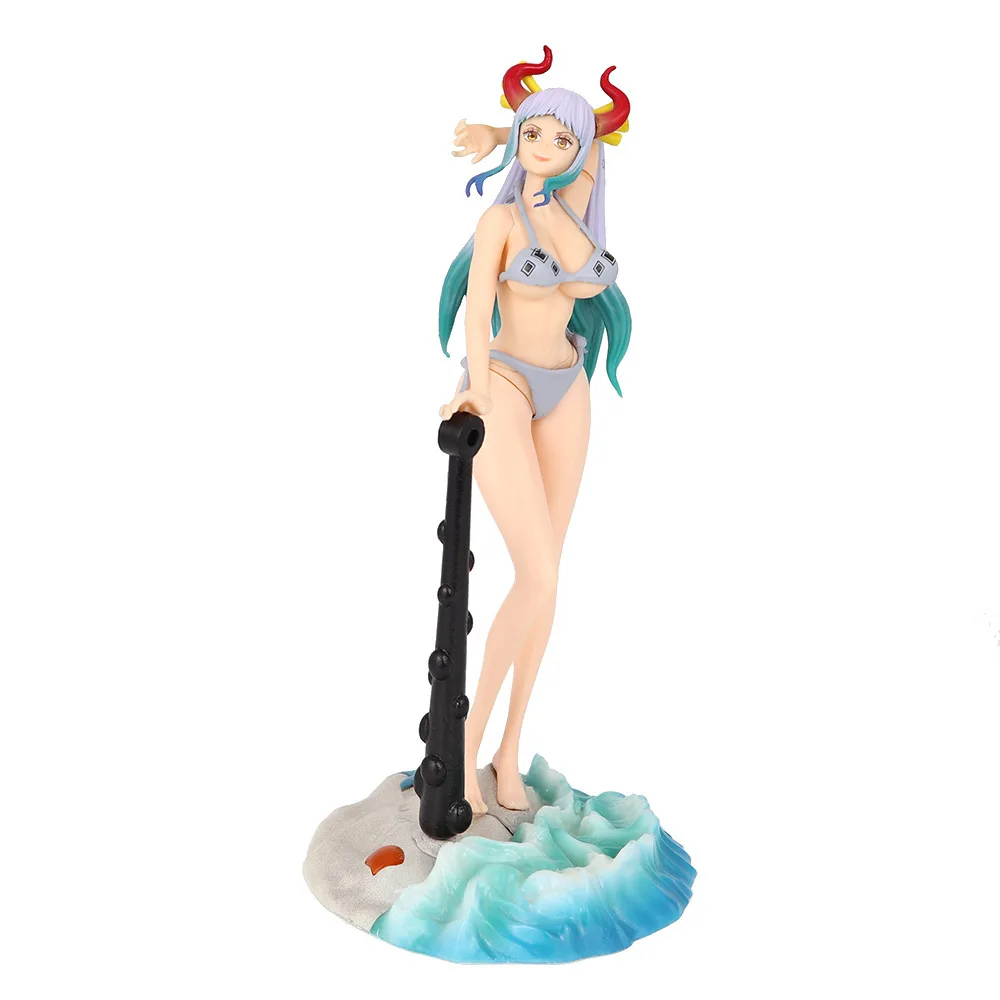25Cm Een Stuk Anime Figuren Yamato Schoonheid Meisje Staande Actie Pvc Collectible Model Pop Ornamenten Speelgoed Kinderen Geschenken