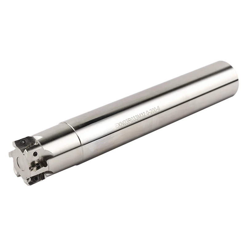 Fresa Bar Alimentação Rápida Suporte de Ferramenta de Inserção Dupla Face Exn C15 C17 C16 C20 C25 C24 C32 Lnmu0303 Exn03r