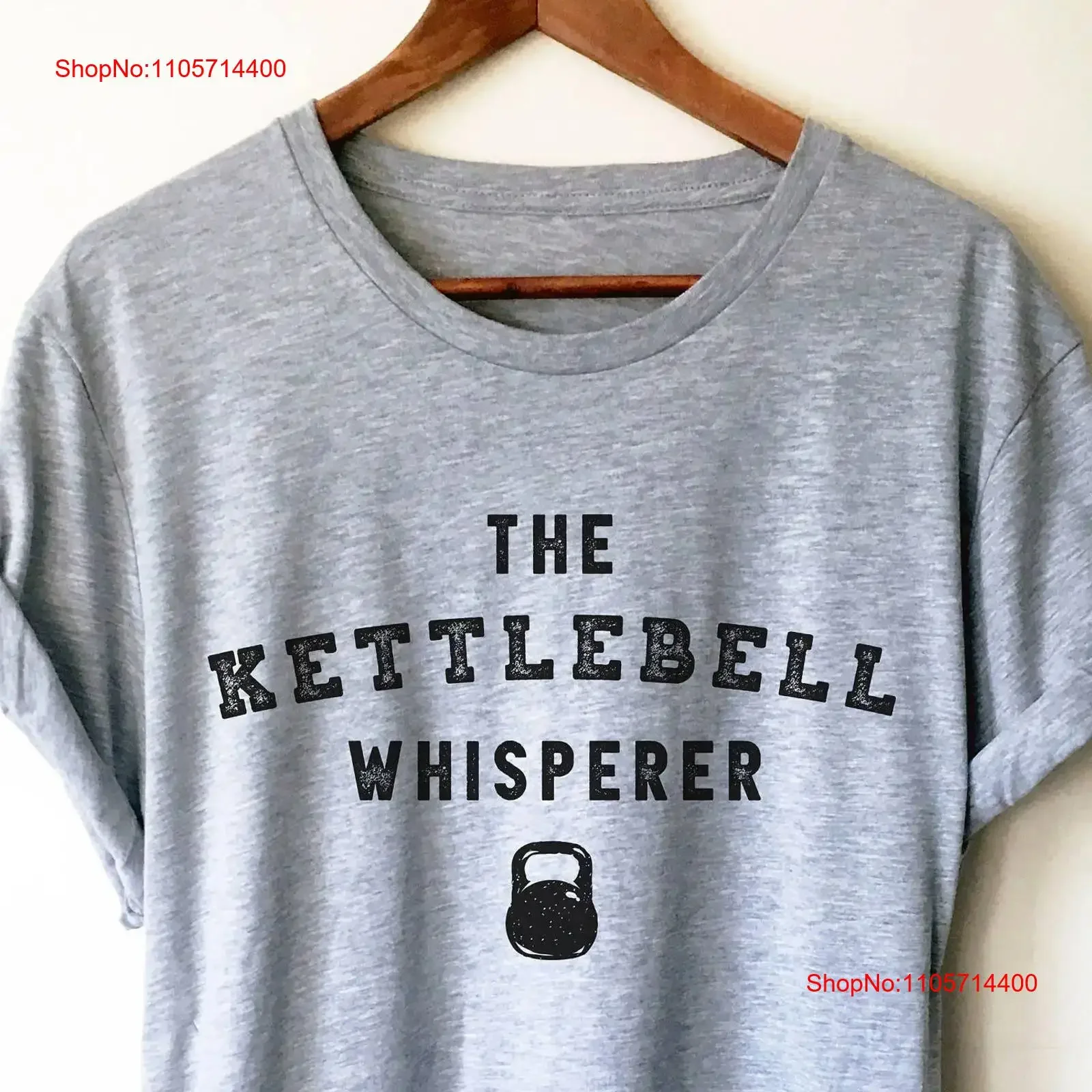 The Kettlebell Whisperer T Shirt fitness workout Gym gift vintage Washed Versatile Stylish Unisex streetwear designer clothes