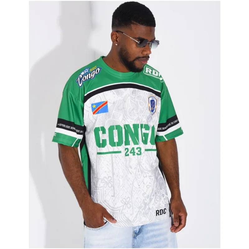 2026 Summer Sportswear, Congo Creative Supports Printing, Football Popular Sportswear Fashion 3D Printed Quick Drying Sportswear