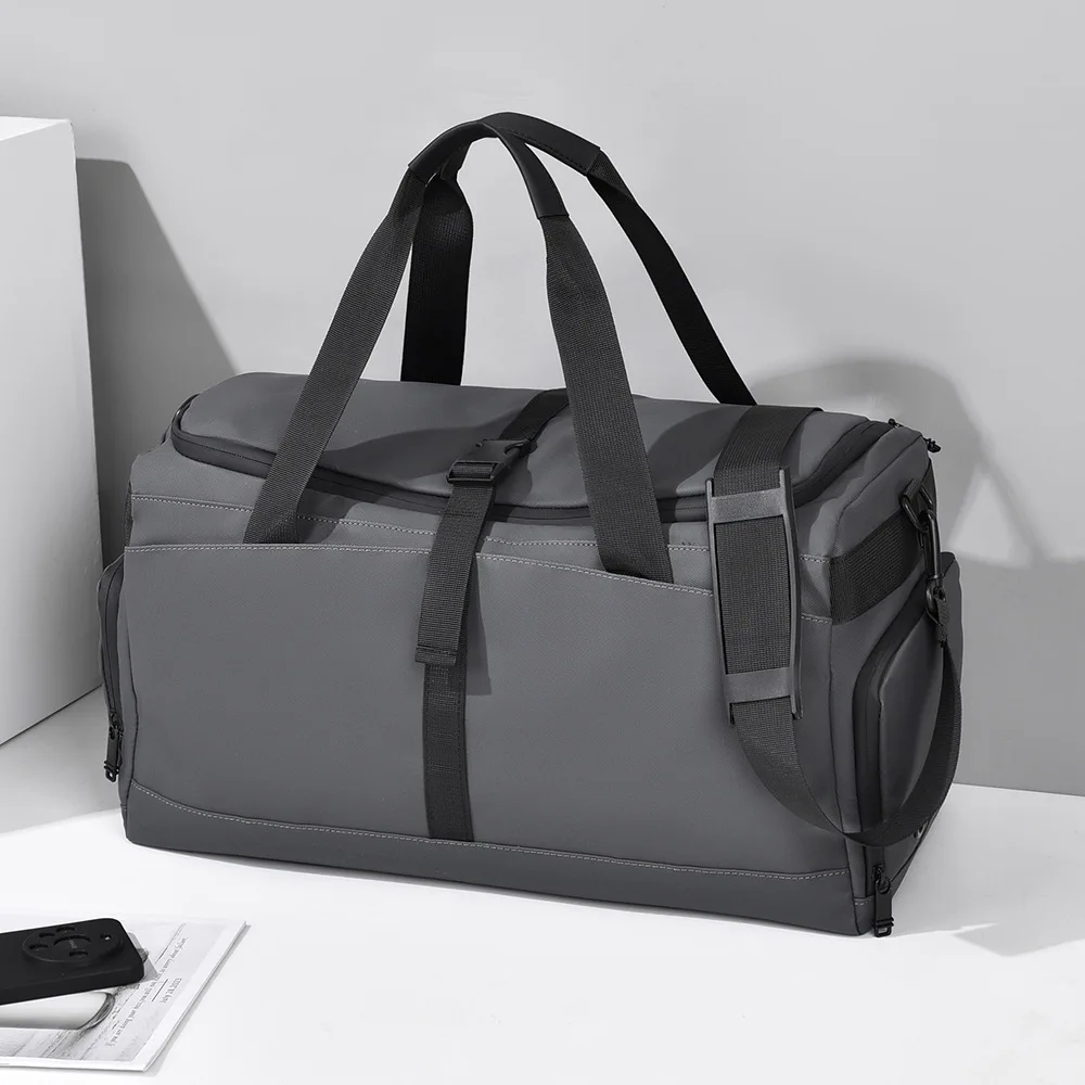 Dry and wet separation swimming fitness bag business trip travel luggage bag travel hand-held suitcase independent shoe compartm
