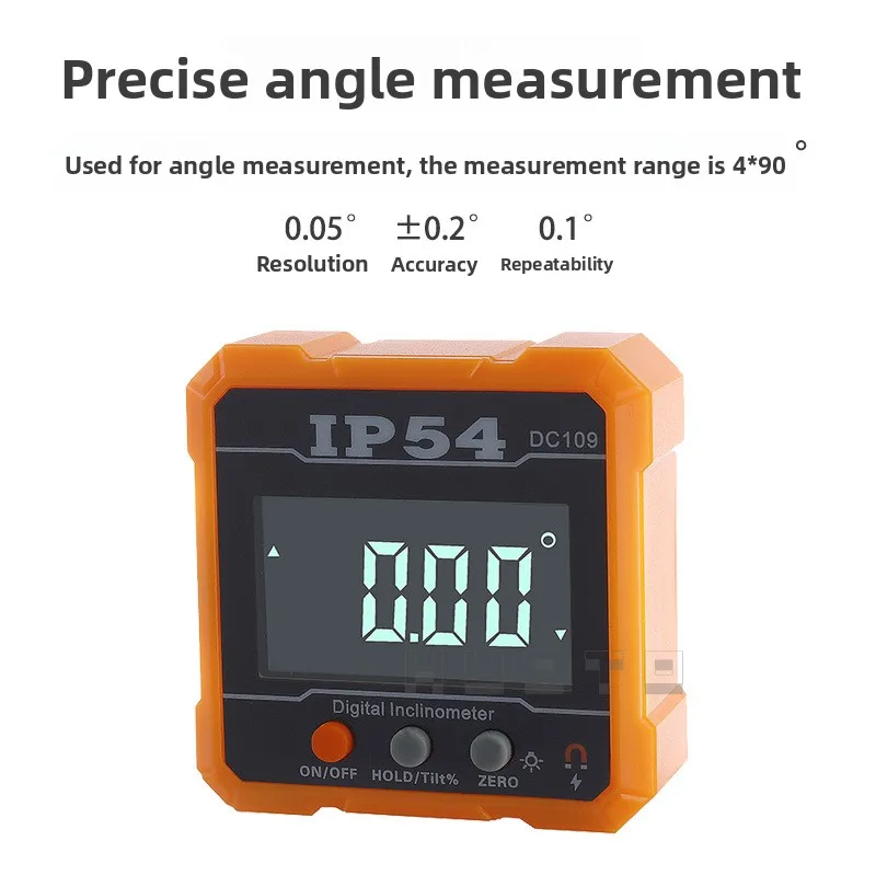 Effective DC109 Digital Display Inclinometer Inclination Box Angle Meter Electronic Level Ruler Protractor Slope Level Meter