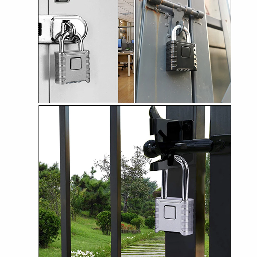 Outdoor Heavy-duty Password Padlock Combination Weather Resistant Security And Is Suitable For