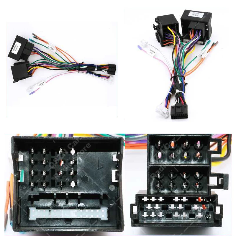 16 PIN android Canbus box OD-Porsche-04 Adaptor for PORSCHE 2003-2010 CAYENNE Cayenne Wirng Harness Cable Car radio DVD