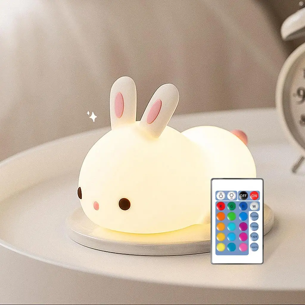 

Cute Animal Night Light for Children - Colorful LED Lamp for Nursery and Bedroom Decor