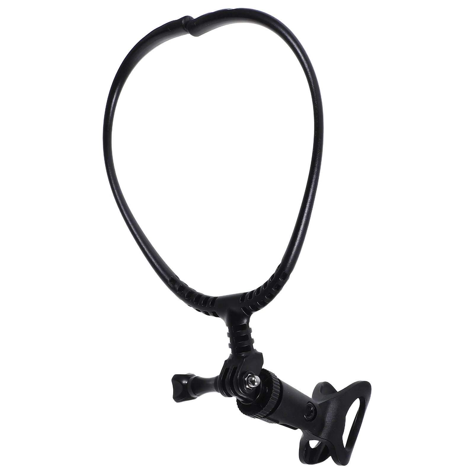 

Microphone Neck Mount Adjustable Neck Hanging Microphone Holder Hands Free Mic Rack For Singing Hosting Outdoor Live Streaming