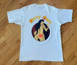 Vintage 1998 Bettie Page Spanky time Shirt  White Unisex S-5XL CC3524