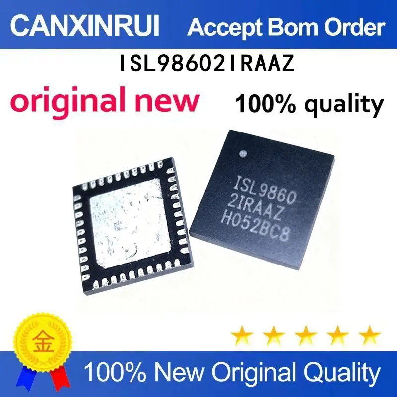 (5-100 Pieces) Brand new original ISL98602IRAAZ ISL9860 2IRAAZ QFN
