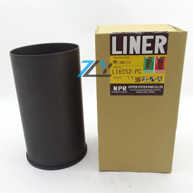 Cylinder Liner 1112613792 Cylinder Sleeve 1112613330  For 6WG1 EXY CXG CXM Engine Excavator Parts