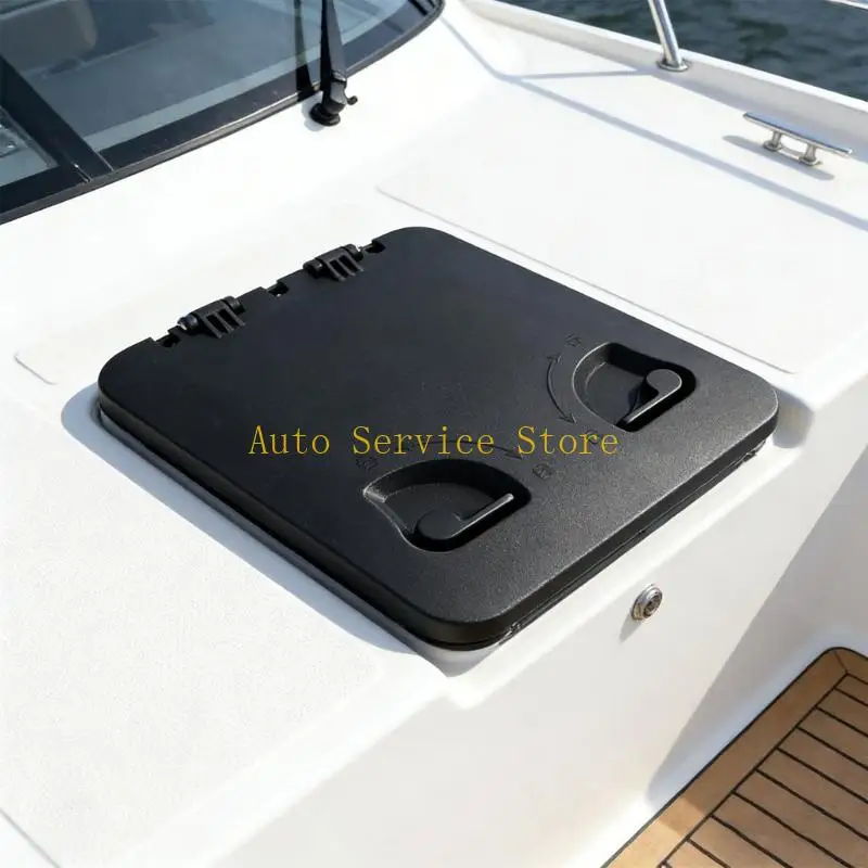 462A Reinforced Polymer Plastic Boat Panel Cover Featuring Simple Press Fastener For Quick Access And Installation