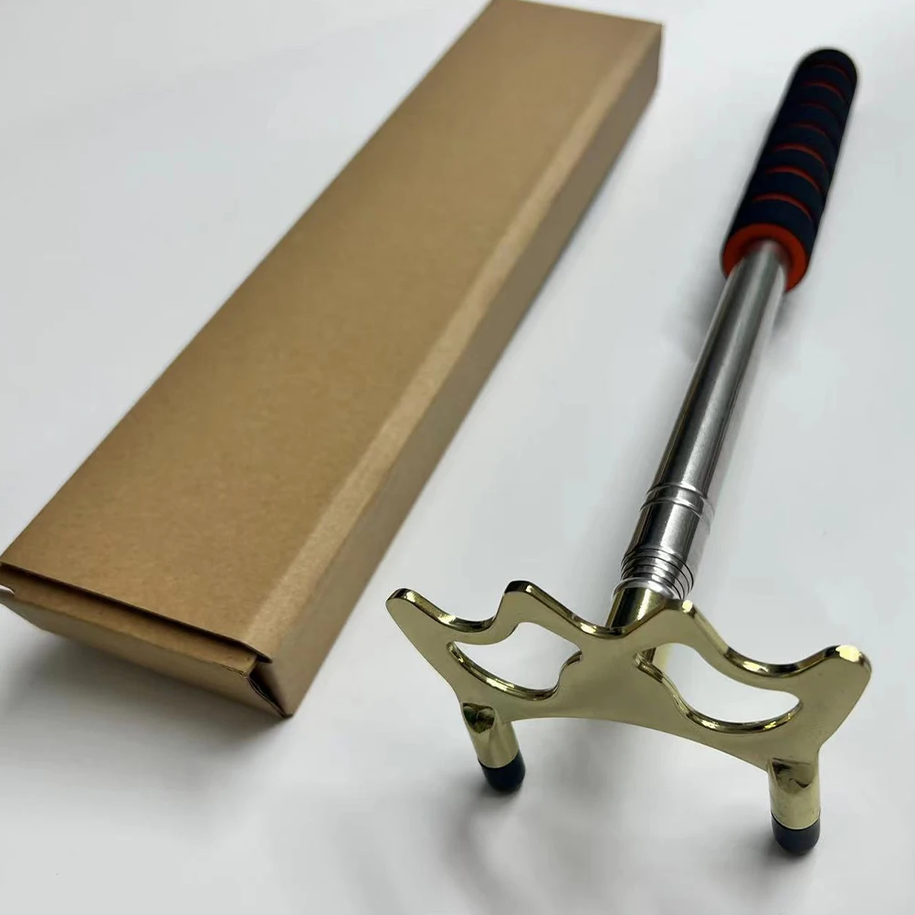

Telescopic Pool Cue Holder Rack Lightweight Compact Durable Stainless Steel Adjustable Length Height Wide Use Reusable Bridge