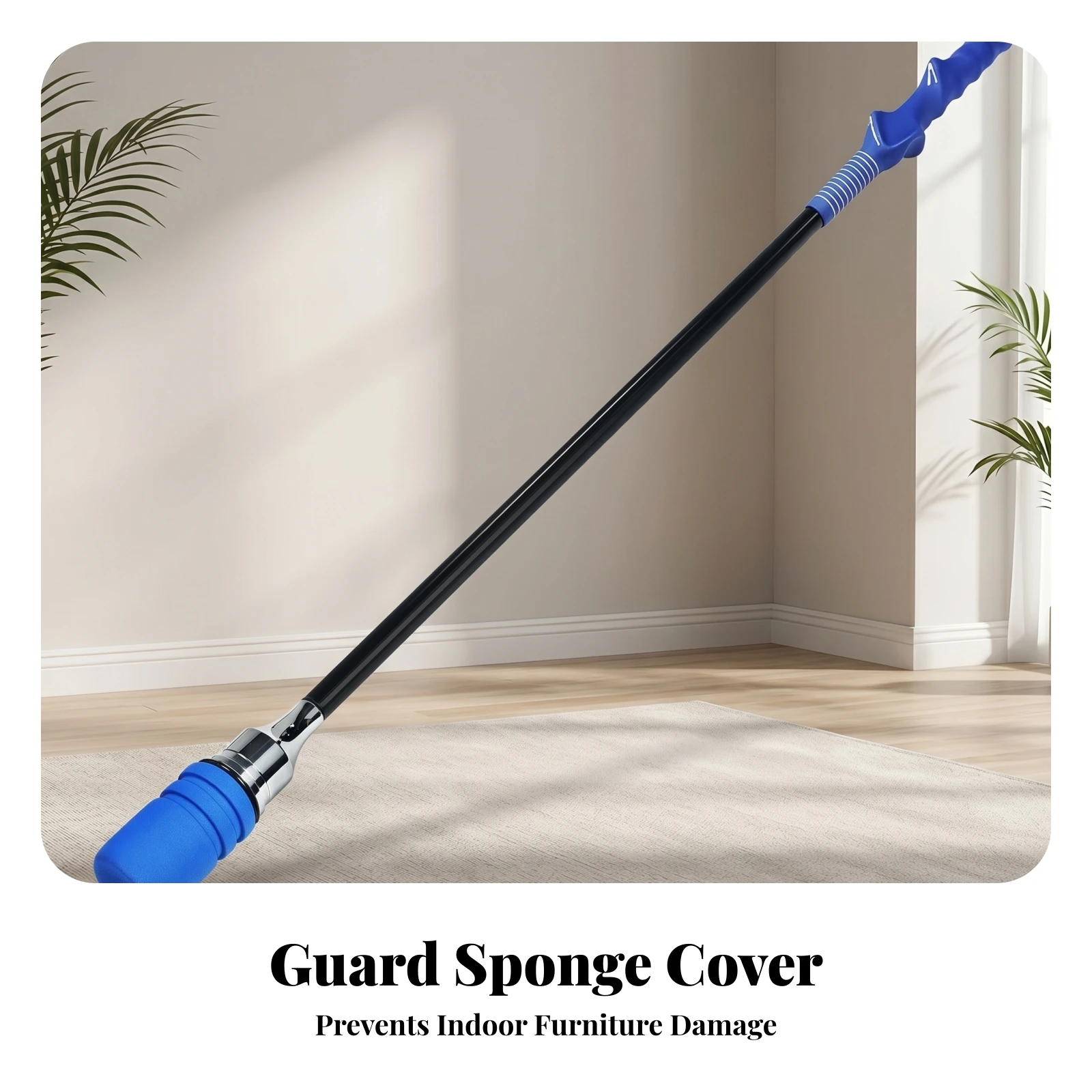 Golf Swing Practice Aid Posture Correction Golf Training Stick Swing Training Stick Weighted Head - view 5