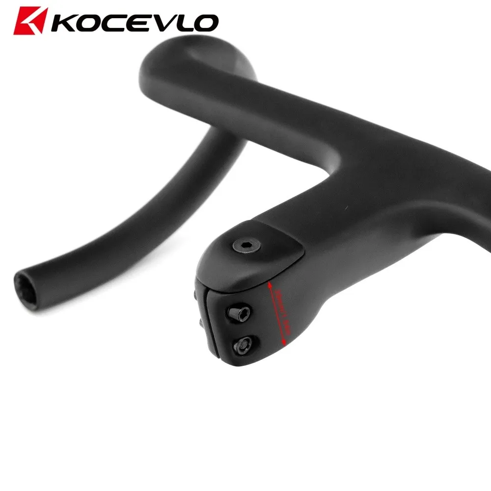Neuer Rennrad-Vollcarbon-Vorbau Integrierter Fahrradlenker für 28,6mm Mit Abstandshaltern Fahrradteile Zubehör – Detail 7