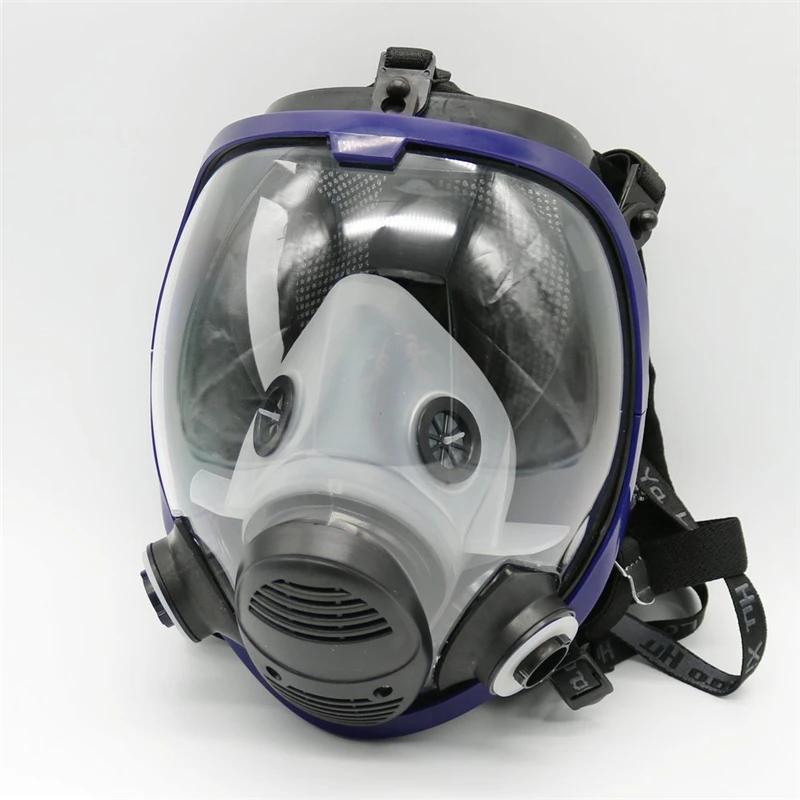 Chemisch masker 6800 7-in-1 gasmasker Stofdicht gasmasker Verf Pesticide Spray Siliconen volgelaatsfilters voor laboratoriumlassen