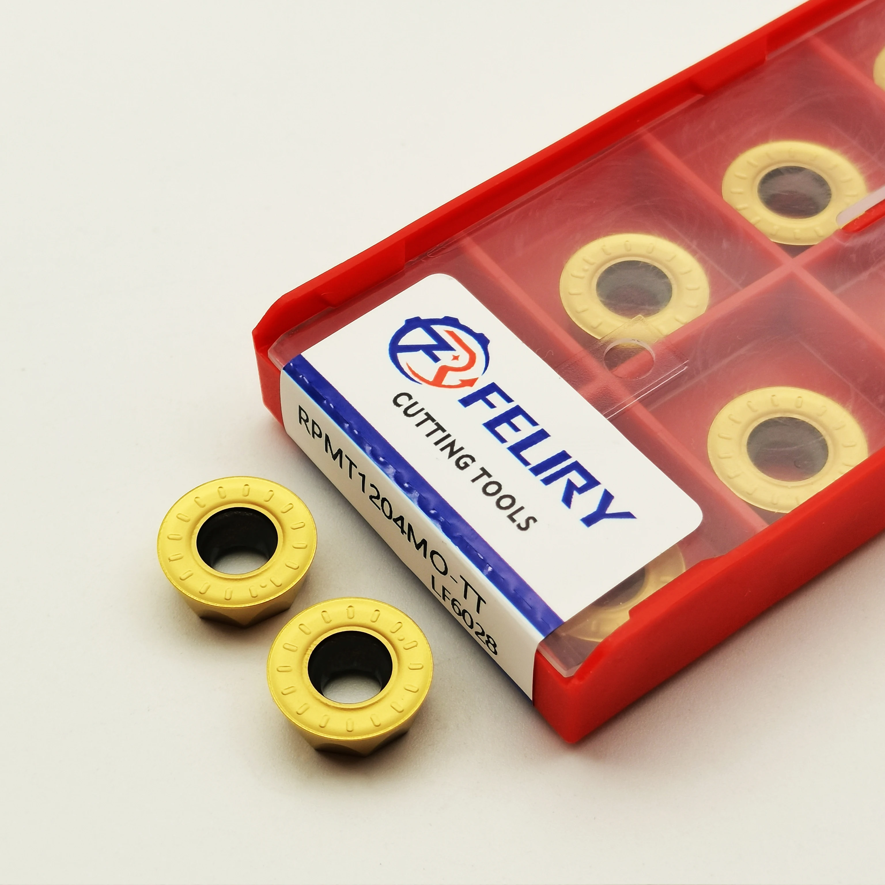 RPMT1003MO RPMT1204MO-TT LF6028 High quality carbide CNC tool lathe accessories for machining all steel round turning tool RPMT