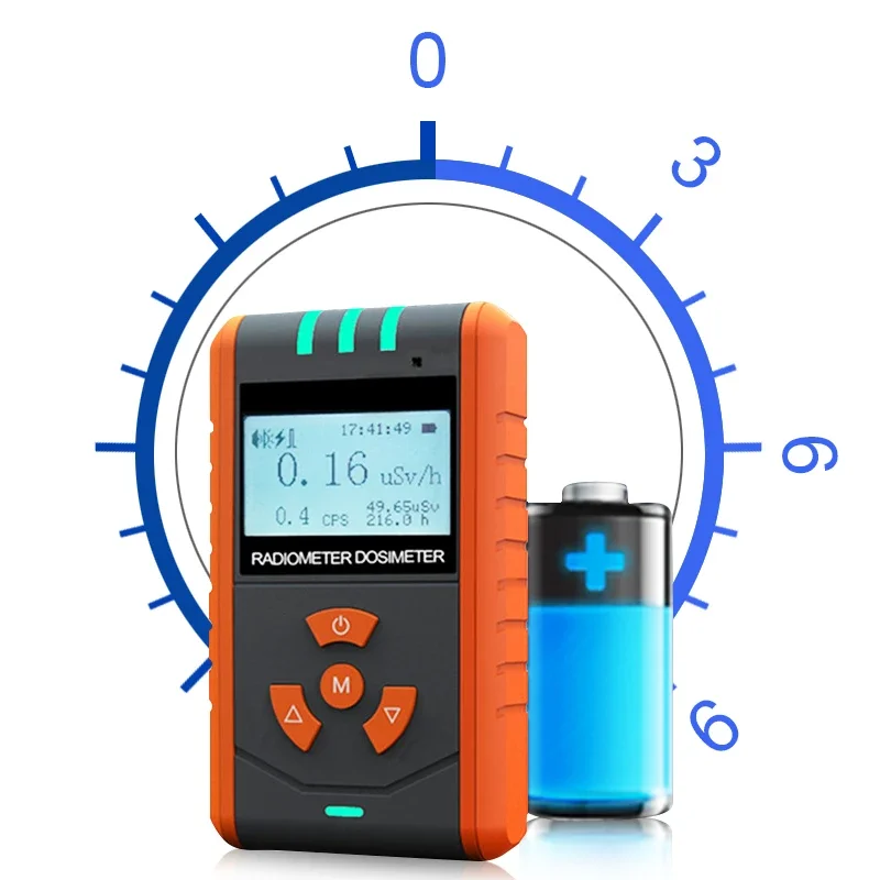 Professional Nuclear Radiation Detector Geiger Counter Personal Dose Radiation Detector Radioactive Ionization Monitor