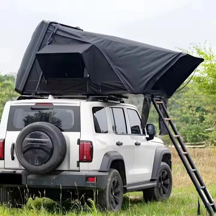 MTC Waterproof Wear-Resistant Four-season Car Roof Tent Canvas Fabric Aluminum Telescopic Ladder Quick Automatic Opening Outdoor