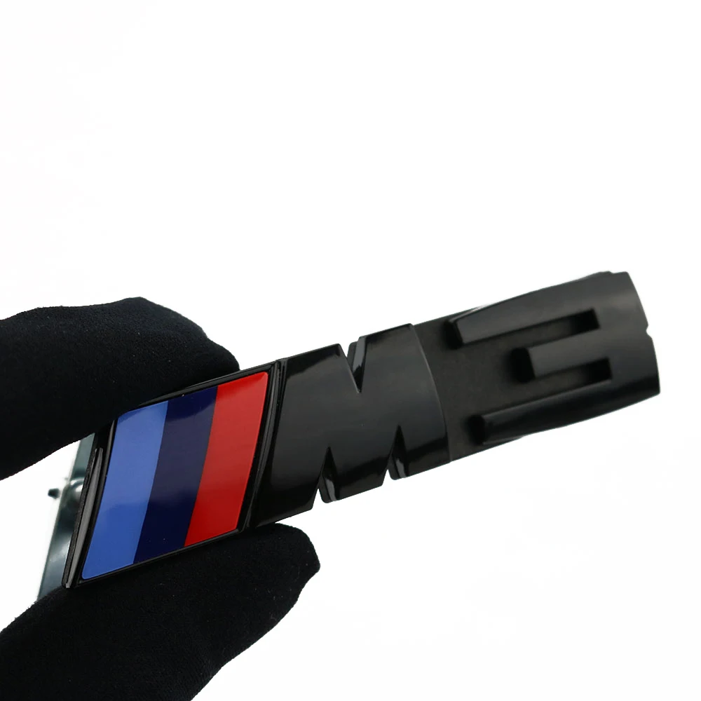 Car Styling M ABS Stickers Front Grille Trunk Emblem Badge For BMW F10 M2-6 E46 E60 E90 E39 E36 E70 E91 GT X1 X2 X3 X4 X5 X6 G30 - view 3