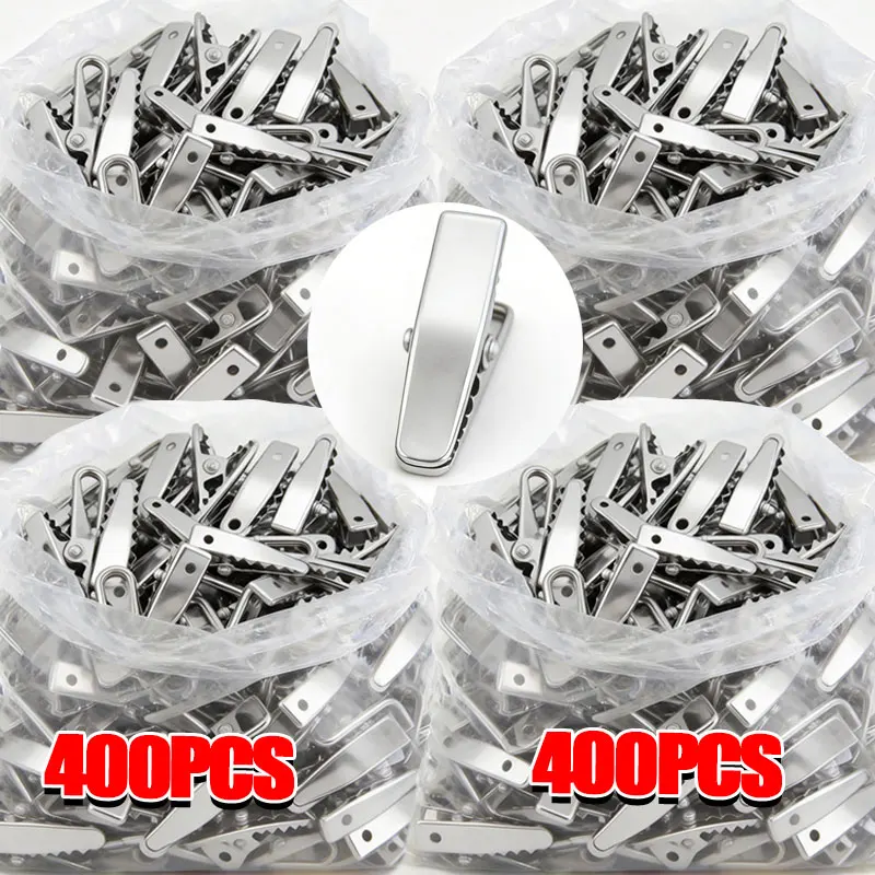 

400pcs Salon Fixed Hair Pin Silvery Metal Styling Hair Clips No Crease Curl Duckbill Hairpins Hairdressing Tools for Women Man
