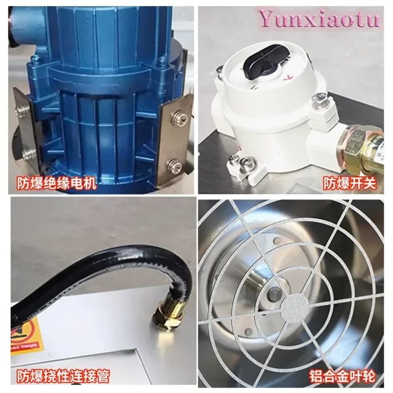 Explosion-proof FFU Air Purifier 100-level Laminar Flow Hood Fan Unit Dust Removal For Workshop Factory Clean Shed