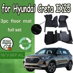 For Hyundai Creta IX25 2019 2018 2017 2016 2015 Car Floor Mats Styling Decoration Protect Auto Accessories Carpets Interior