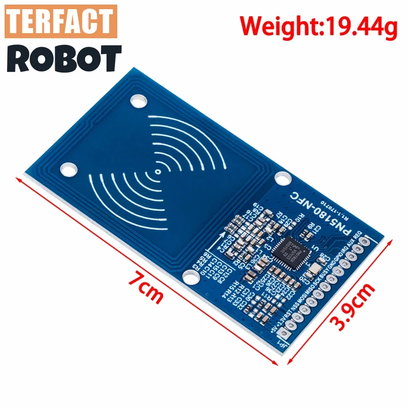 1~10PCS TERFACT ROBOT PN5180 NFC RF I Sensor ISO15693 RFID High Frequency IC Card ICODE2 Reader Writer For Arduino