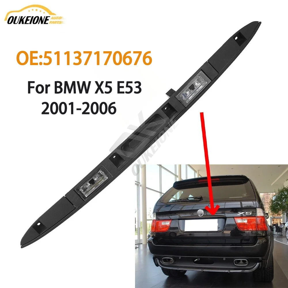 

For BMW X5 E53 2001 2002 2003 2004 2005 2006 Touring Boot Trunk Lid Rear Handle Grip With Key Button 51137170676 Car Accessories